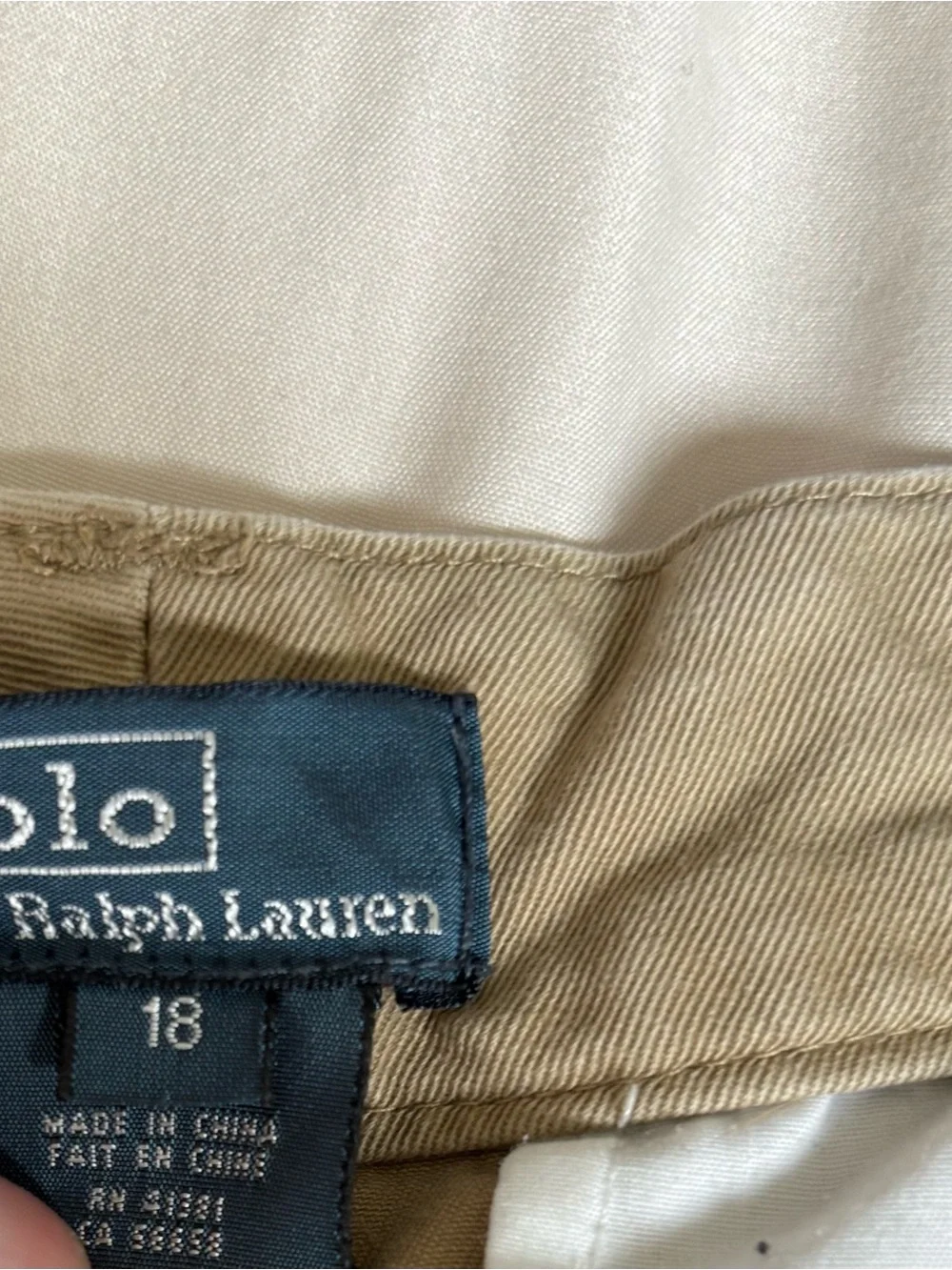 Ralph Lauren Tan Khaki Men’s Chino Pants